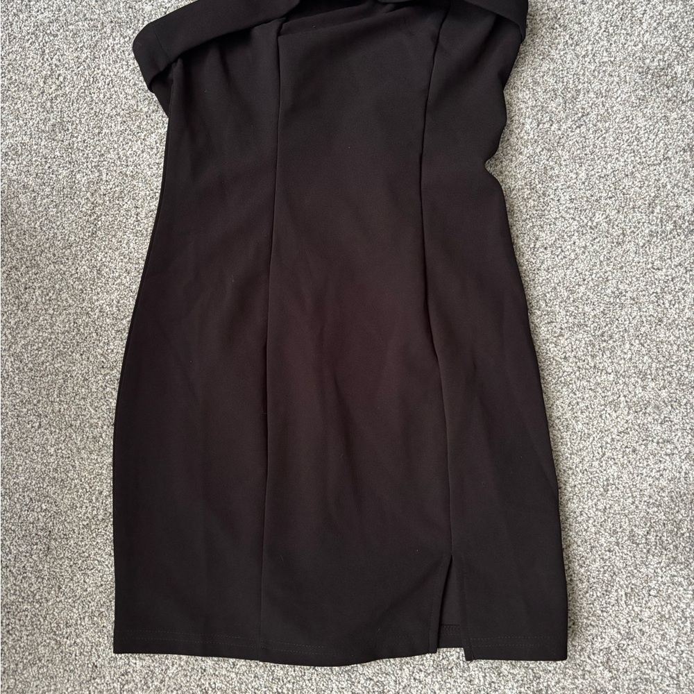 Elegant Black Off-Shoulder Dress